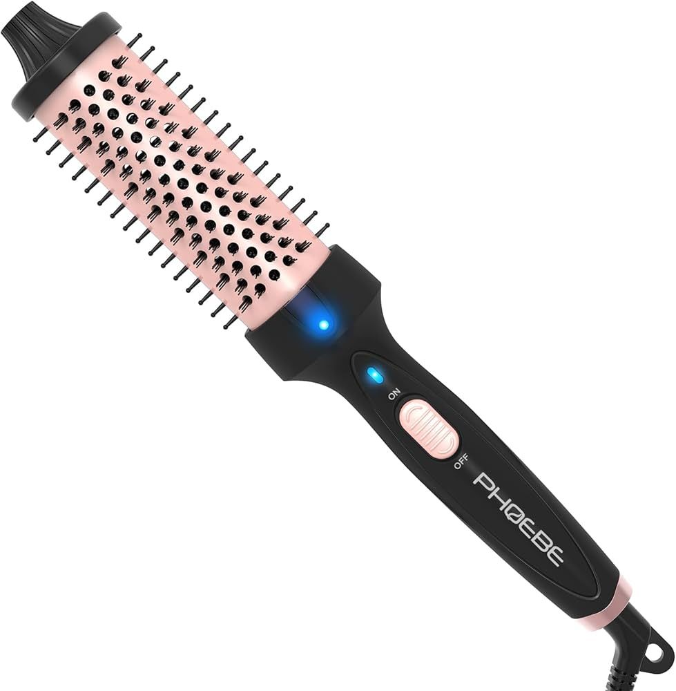 PHOEBE 1.5 Inch Thermal Brush 1 1/2 Inch Ceramic Tourmaline Ionic Heated Round Brush Create Loose... | Amazon (US)