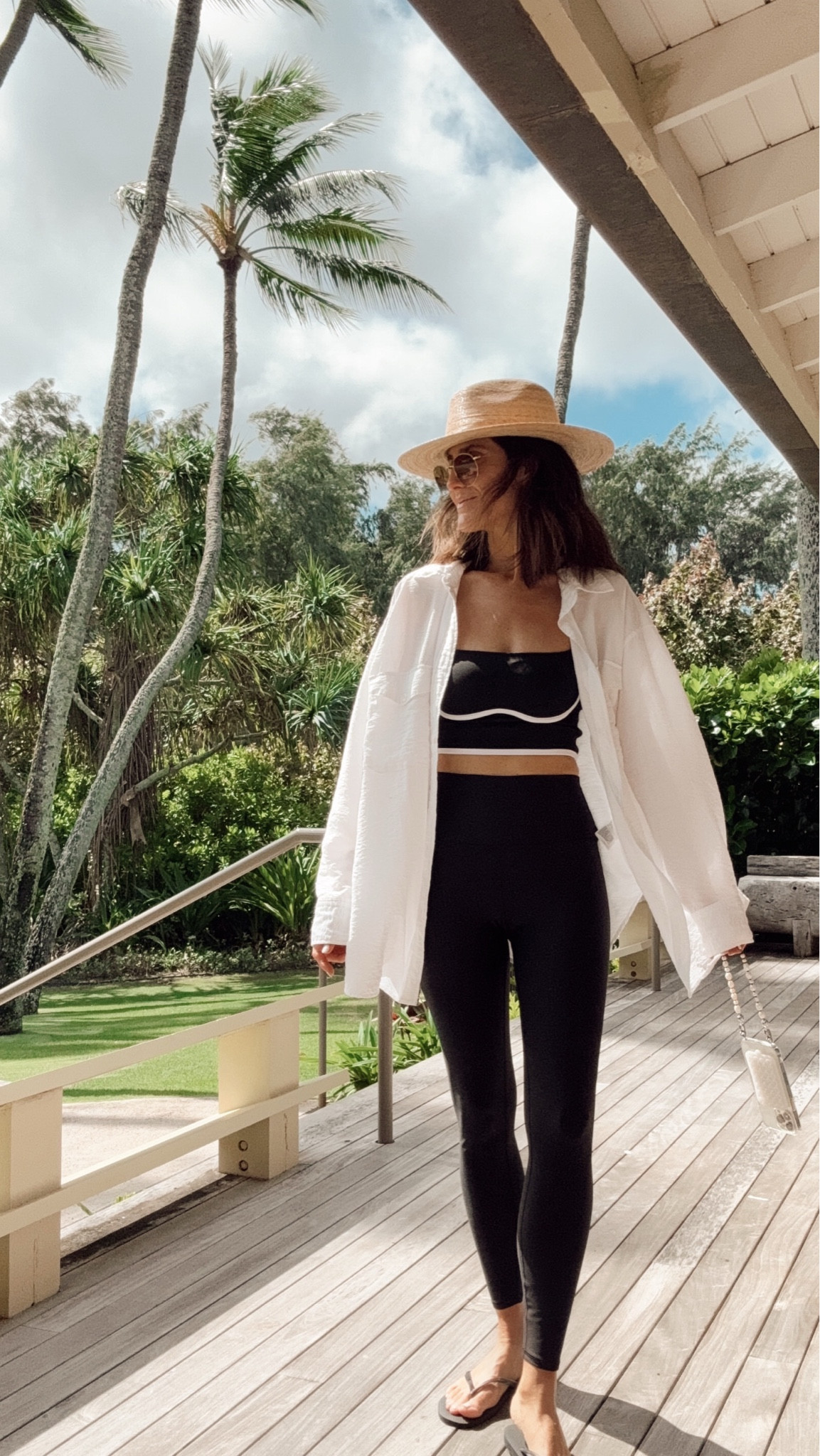 I highly recommend wearing an oversized blouse over your athleisure outfit, it instantly elevates your look and makes you feel comfortable! 

#LTKStyleTip #LTKSeasonal #LTKFitness