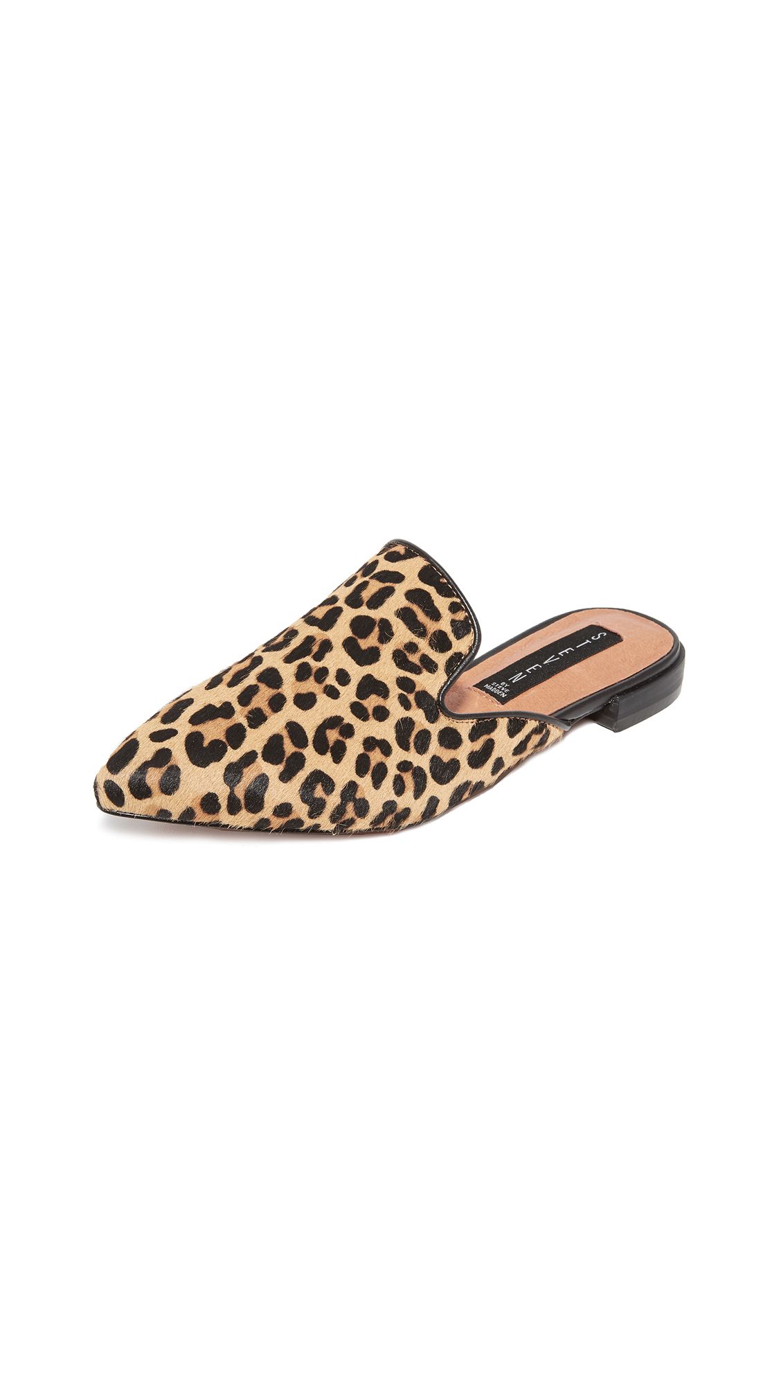 Steven Valente Leopard Mules | Shopbop