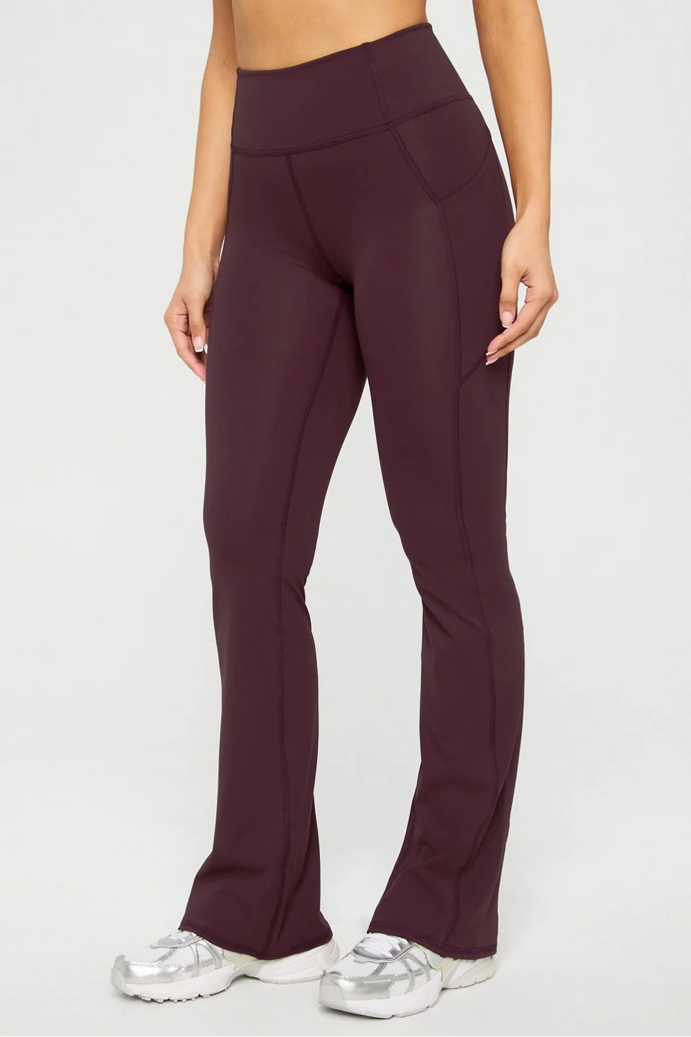 Oasis PureLuxe High-Waisted Pocketed Kick Flares | Fabletics Europe