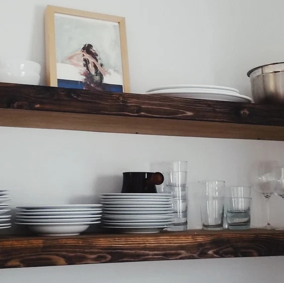 Floating Shelf Floating Shelves, Farmhouse Style Floating Shelf, Nursery Shelf, Rustic Shelving, ... | Etsy (US)