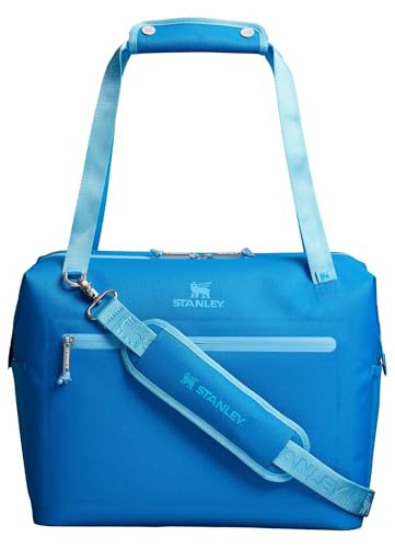 STANLEY All Day Julienne Max Soft Cooler Bag and Lunch Box 20 Quarts | 30 Can Cooler with Handles and Strap | Stays Cold for a Day | Insulated Travel Bag with Zipper | BPA-Free | Azure | Amazon (US)