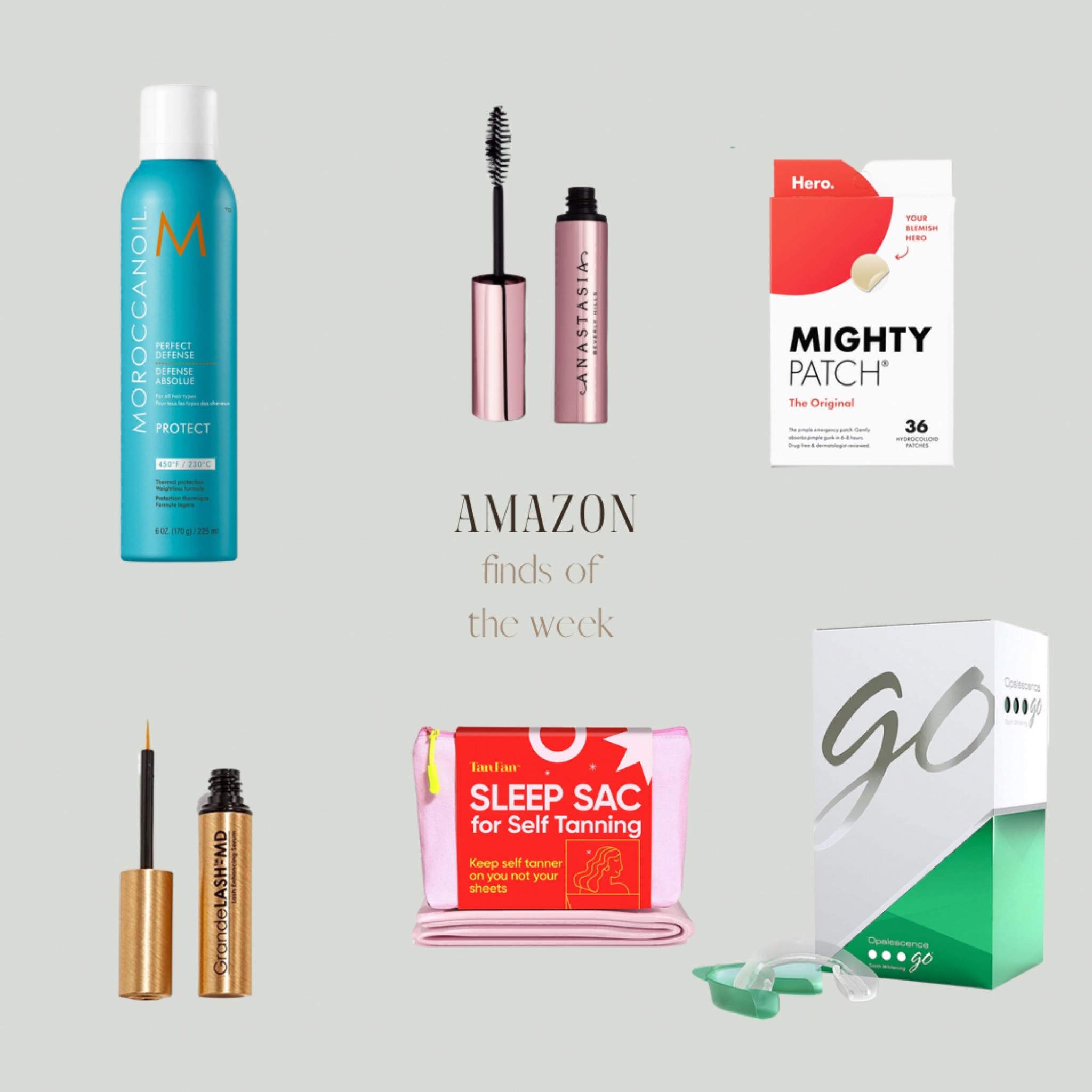 Amazon beauty finds💗

#amazon #amazonfinds #amazonbeauty #heatprotection #moroccanoil #teethwhiting #lashserum #naturallashes #selftan #selftansleepsac #mightypatch #acnetreatment #acne #adultacne #browgel 

#LTKFind #LTKunder100 #LTKbeauty