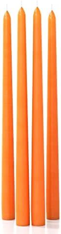CANDWAX 14 inch Taper Candles Set of 4 - Halloween Taper Candles Dripless and Unscented - Tall Ca... | Amazon (US)