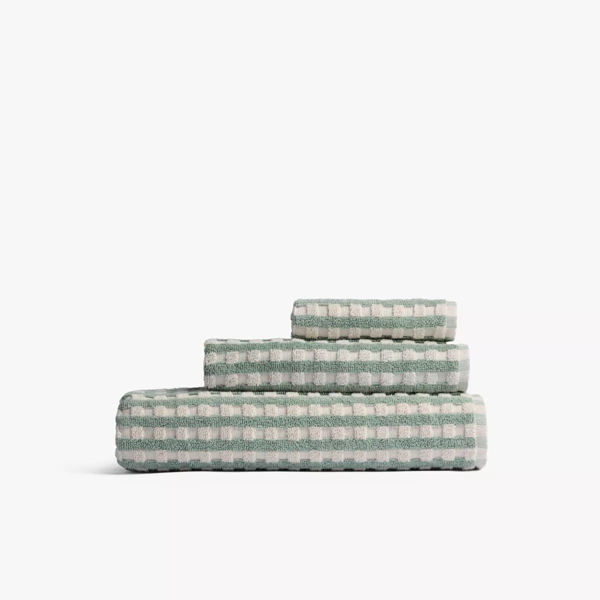 Terry Check Hand Towel Pecan - Parachute for Target | Target