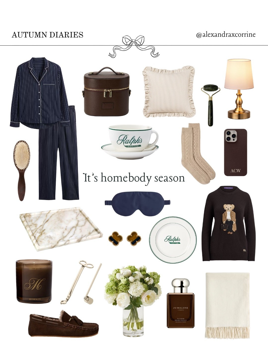 I don’t know about you, but I consider the ‘ber months to be homebody season ☕️🤍🧺🕯️☁️

#homebody #fallaesthetic #cozyathome #moodboardaesthetic #pinterestinspo 

[ Ralph Lauren, Nancy Meyers, fall aesthetic, homebody vibes, cozy at home, Ralph’s coffee, ber months, cozy season, preppy chic autumn, Pinterest mood board aesthetic ] 

#LTKSeasonal #LTKHome #LTKStyleTip