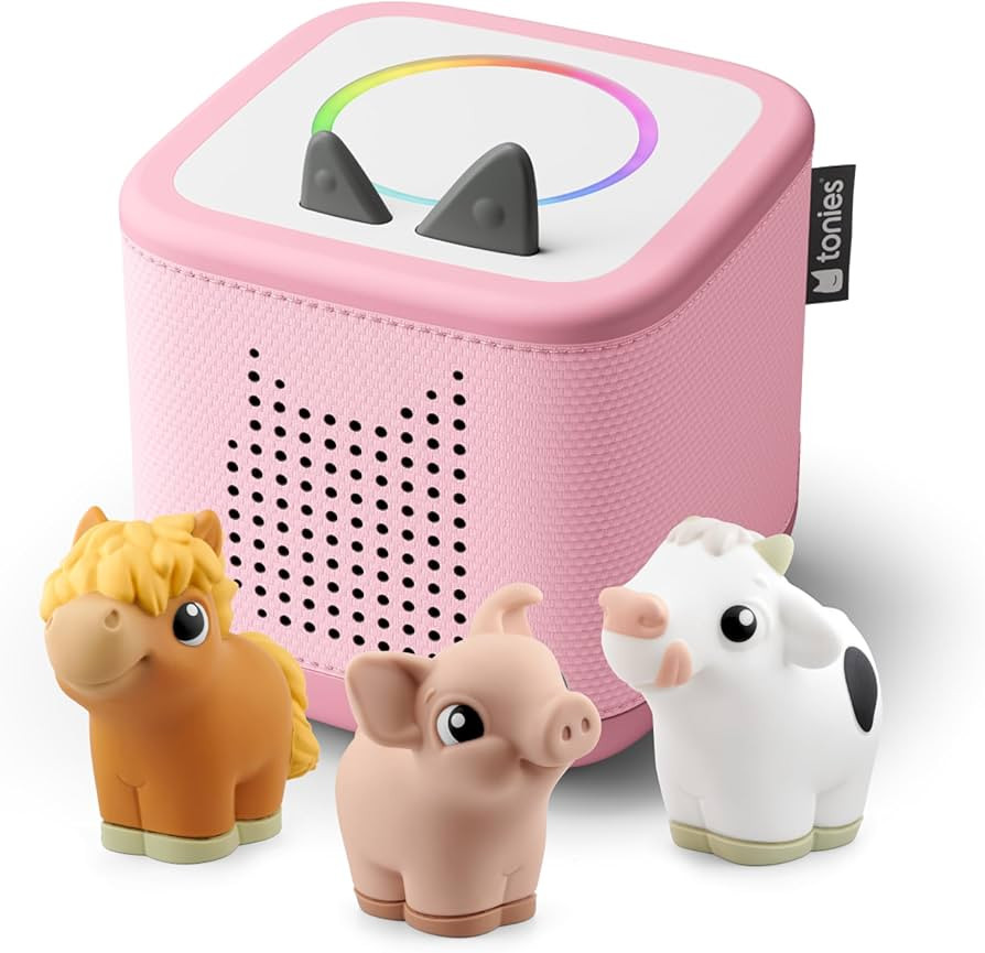 Toniebox 2 My First Farm Bundle for Kids 1+ with Soft and Squeezable Cow, Horse, and Pig - Cloud ... | Amazon (US)