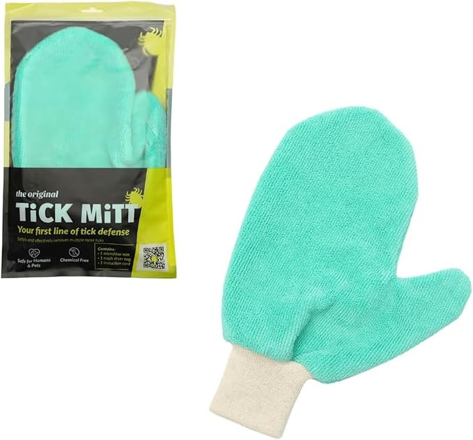 Blue Protective Glove for Tick Removal from Pets & Humans - Easy, Gentle, Chemical-Free Tick Hand... | Amazon (US)