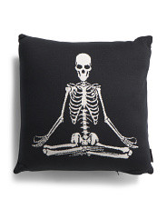 20x20 Knit Yoga Skeleton Pillow | Throw Pillows | T.J.Maxx | TJ Maxx