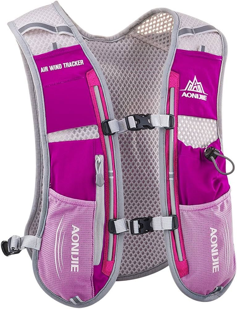 AONIJIE Hydration Vest Pack Backpack 5L Marathoner Running Race Hydration | Amazon (US)