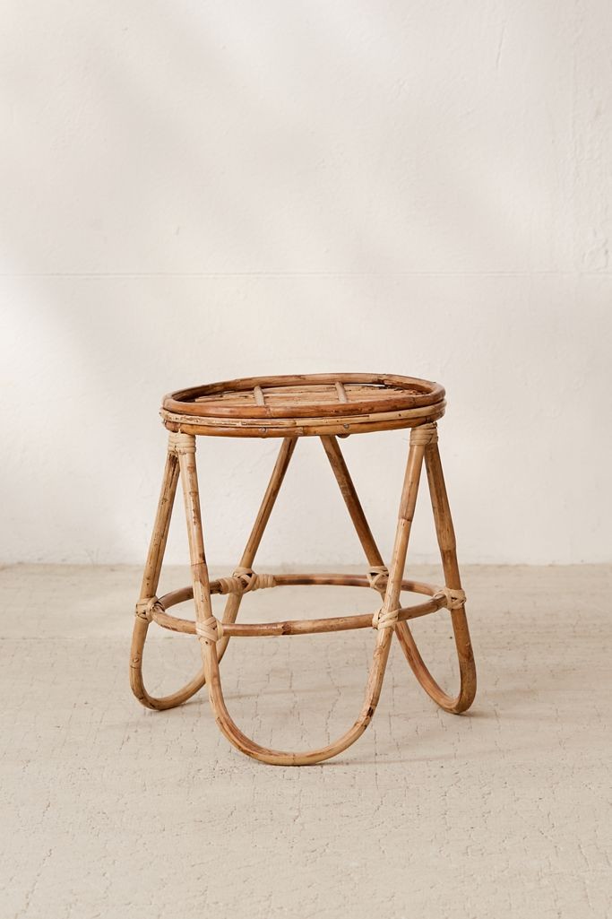 Skye Rattan Stool | Urban Outfitters (US and RoW)