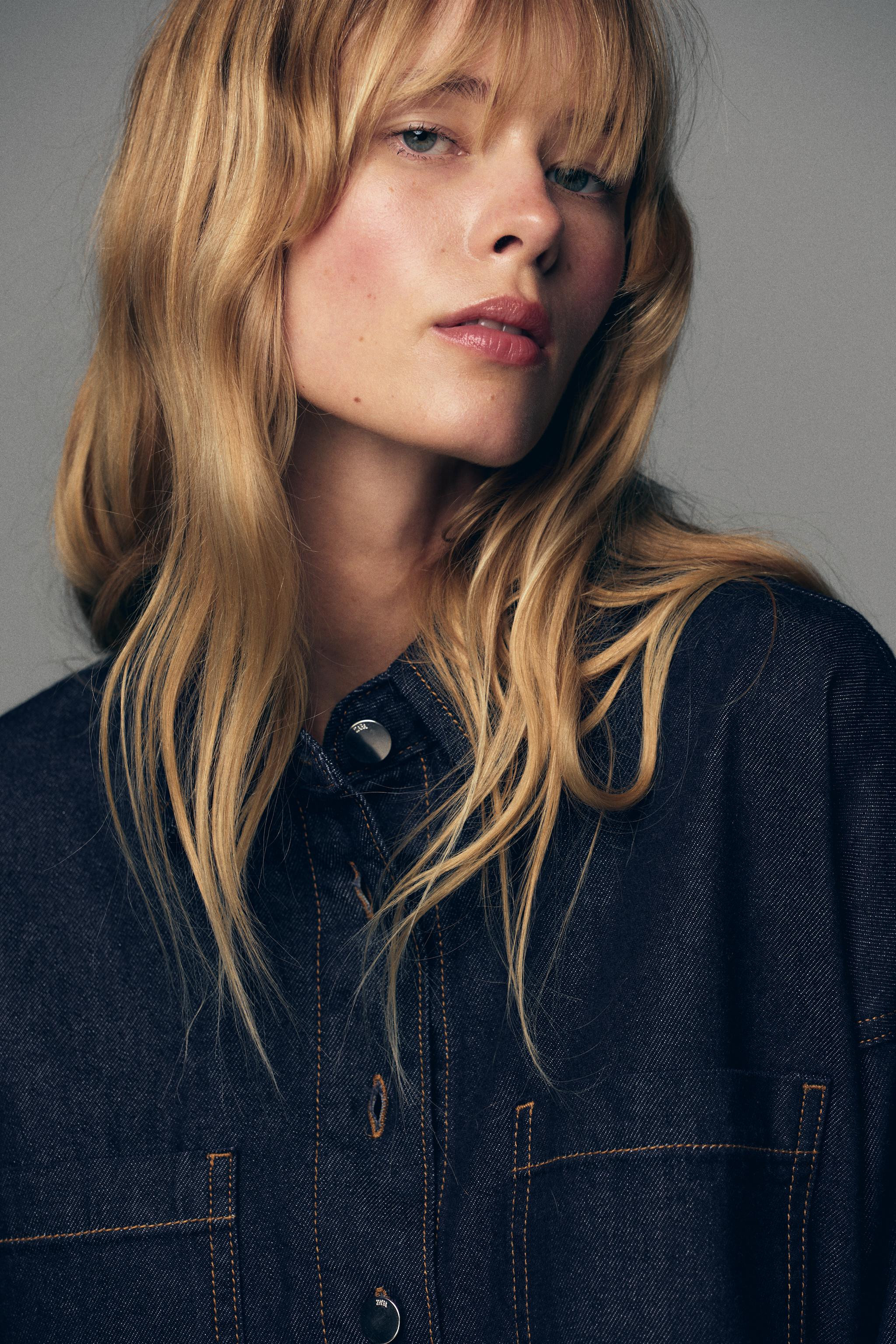 Z1975 SHORT DENIM SHIRT | Zara US