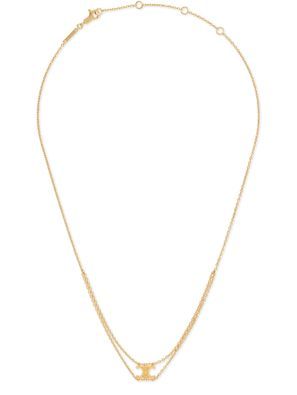 CELINETriomphe suspended in brass necklace with gold finish | 24S US