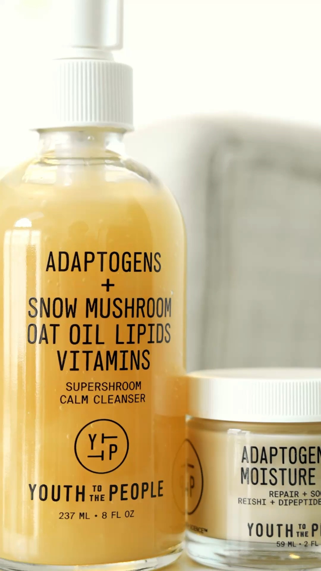 Youth to the People cleanser and moisturizer for hydrated skin!