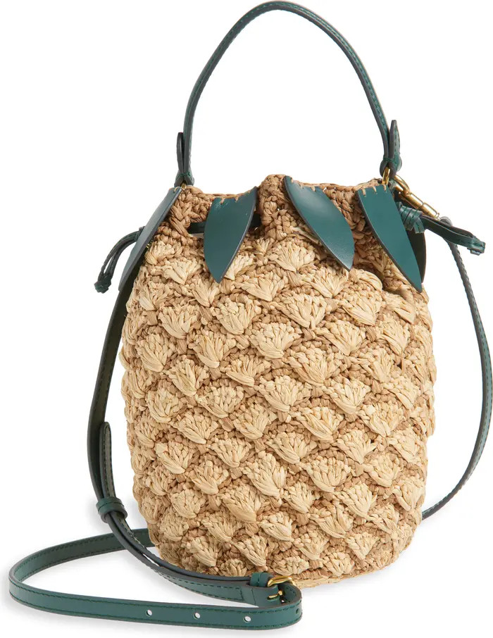 Anya Hindmarch Pineapple Crocheted Raffia Crossbody Bag | Nordstrom | Nordstrom