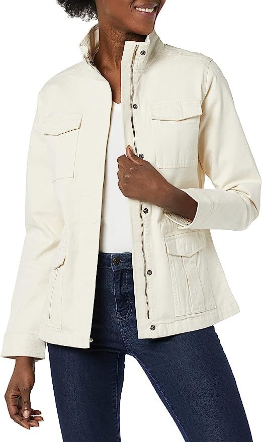 Amazon Brand - Goodthreads Women's Relaxed Fit Cargo Jacket | Amazon (US)