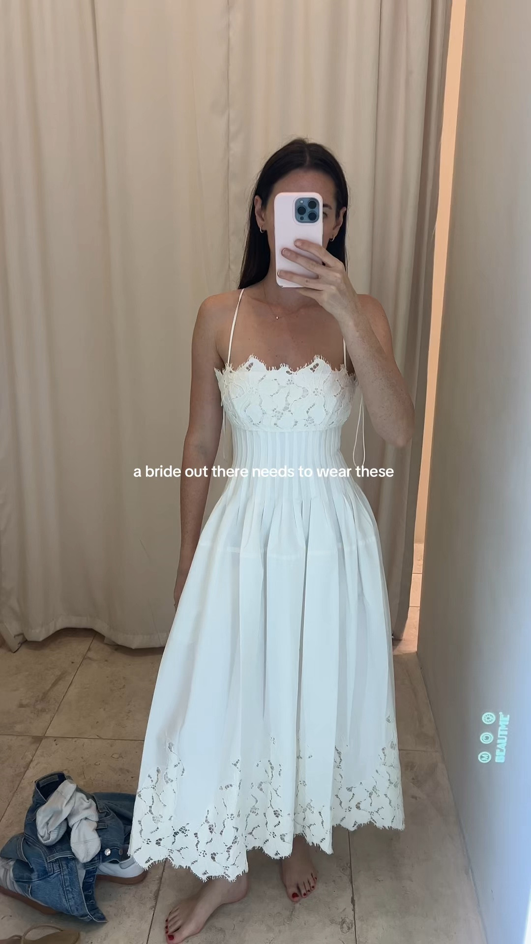 bridal moment! 🤍

#LTKwedding