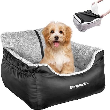 BurgeonNest Dog Car Seat for Small Dogs, Fully Detachable and Washable Dog Carseats Small Under 2... | Amazon (US)
