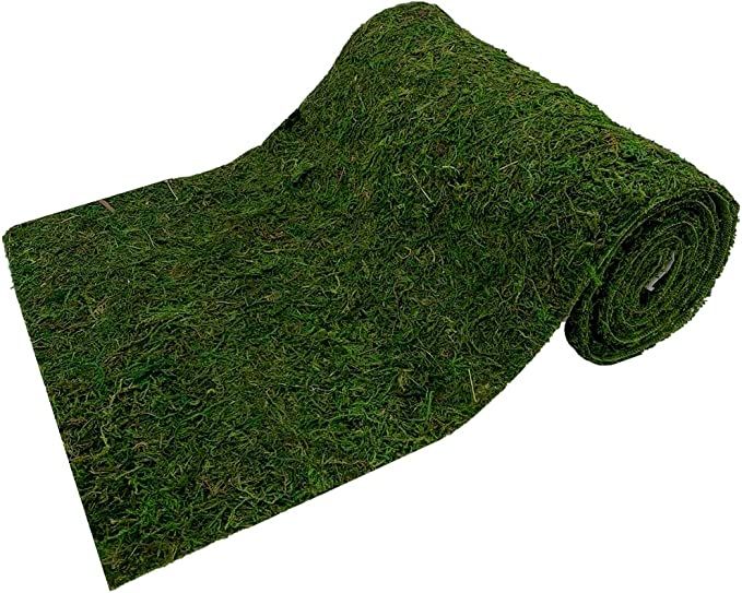 Farmoo Moss Table Runner, Preserved Moss Mat for Crafts Wedding Party Decor (12" x 71" Moss Roll) | Amazon (US)