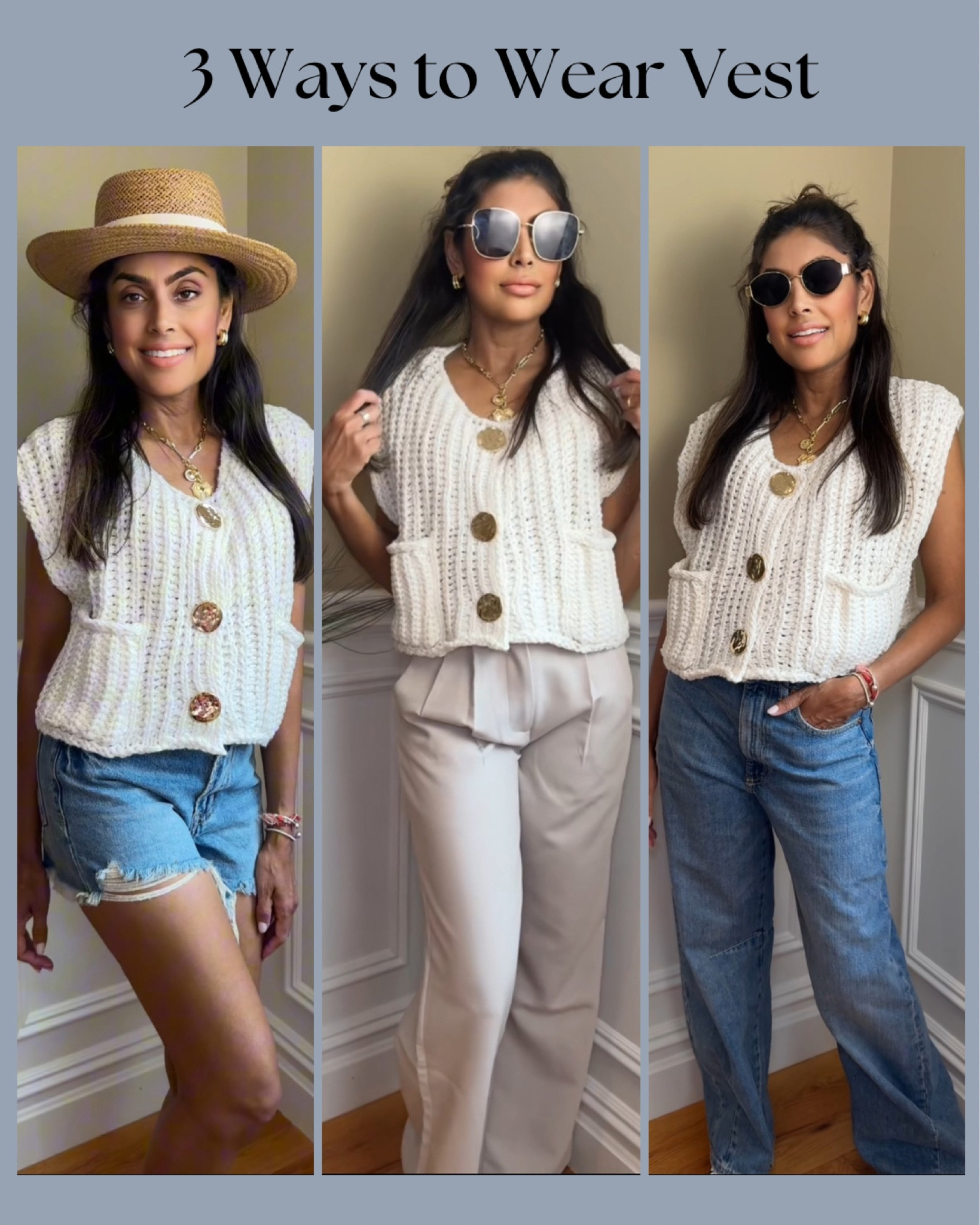 3 Ways to Wear Sweater Vest

#LTKstyletip #LTKSeasonal #LTKfindsunder100