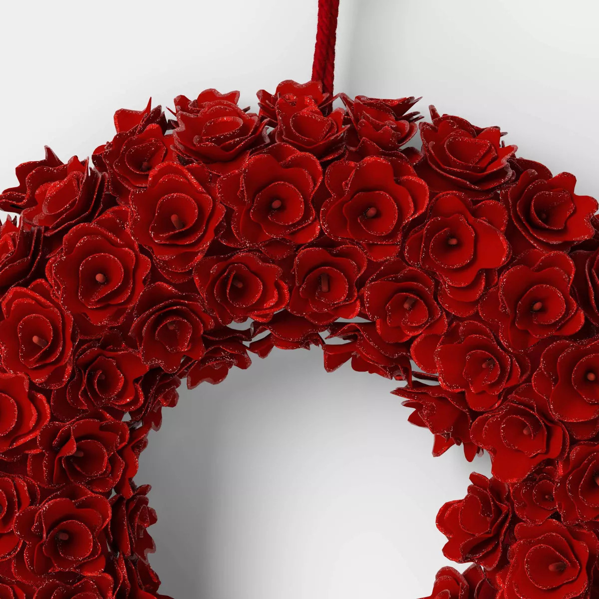 Red Curled Wood Christmas Wreath - Threshold™ | Target