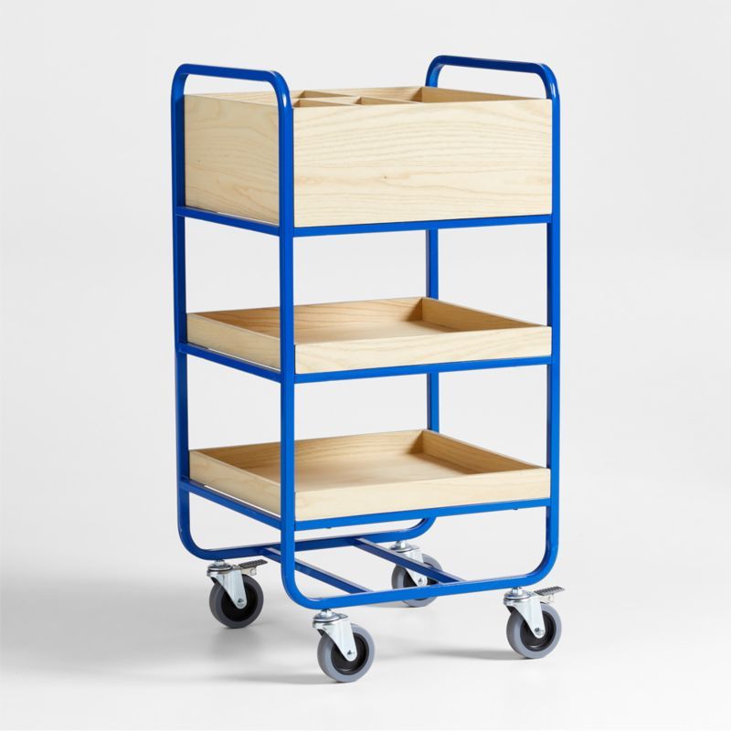 Studio Art Cart with Wheels | Crate & Kids | Crate & Barrel