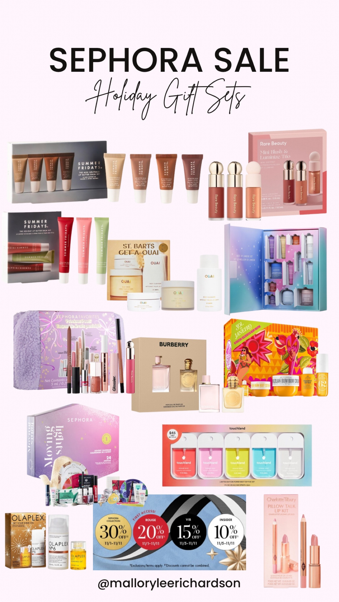 There’s sooo many great gift sets from Sephora! Any of these would make the perfect Christmas gift! 

sephora, sale, beauty, gift guide, trending makeup, viral beauty products, summer fridays, makeup bundles, makeup advent calendar, ola plex, rare beauty, burberry, charlotte tilbury 

#LTKGiftGuide #LTKSaleAlert #LTKBeauty