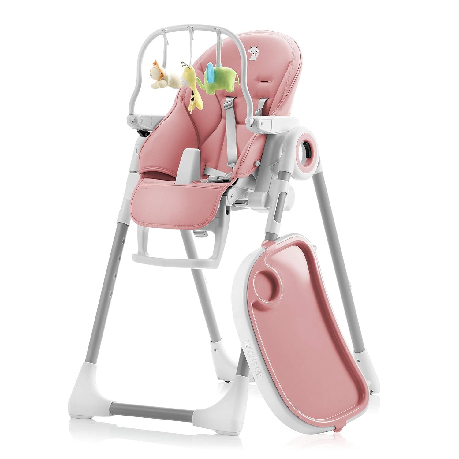 Adjustable, Folding, Baby High Chair - High Chairs for Babies and Toddlers - 7 Different Heights ... | Amazon (US)