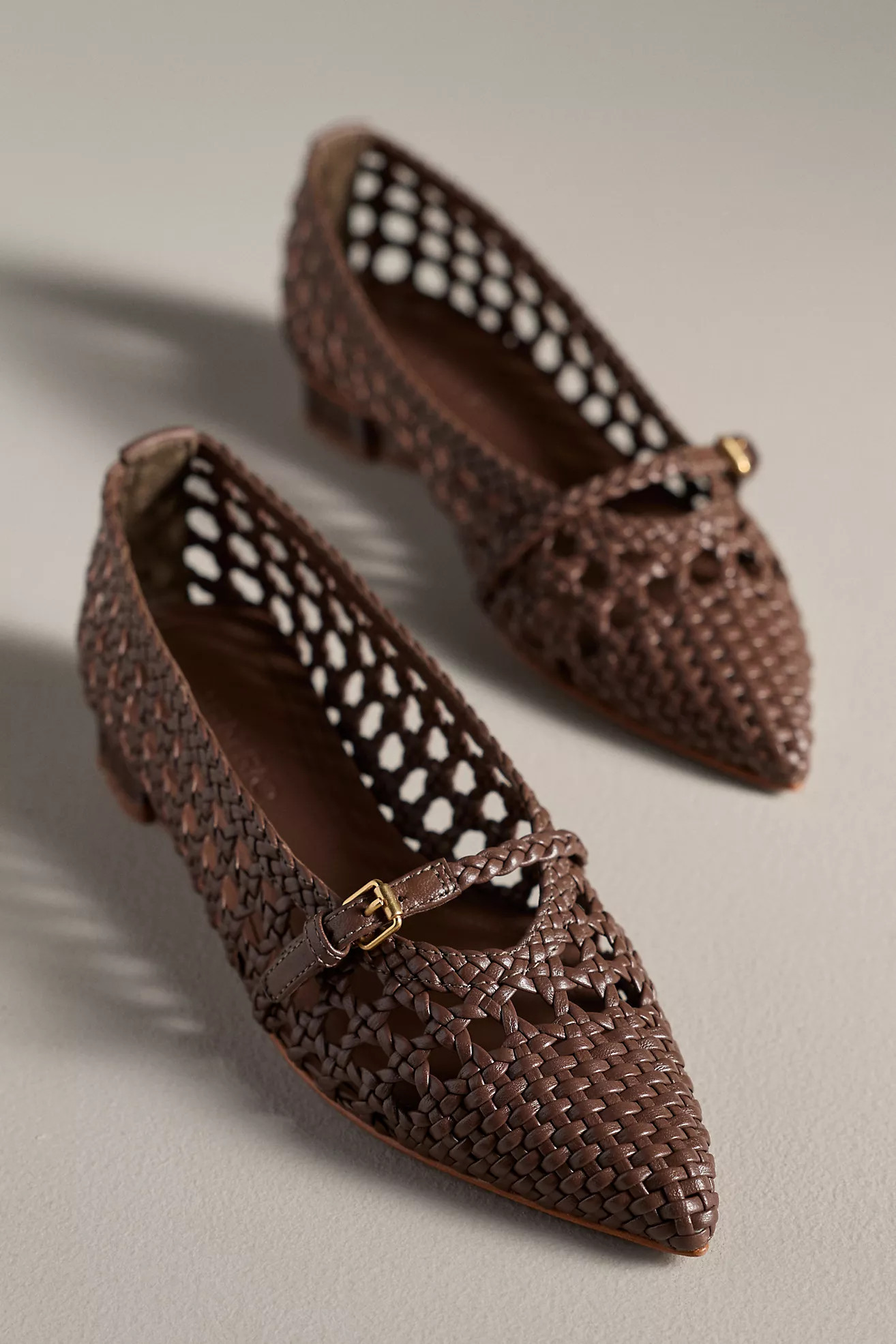 Farm Rio Woven Balerina Heels | Anthropologie (US)