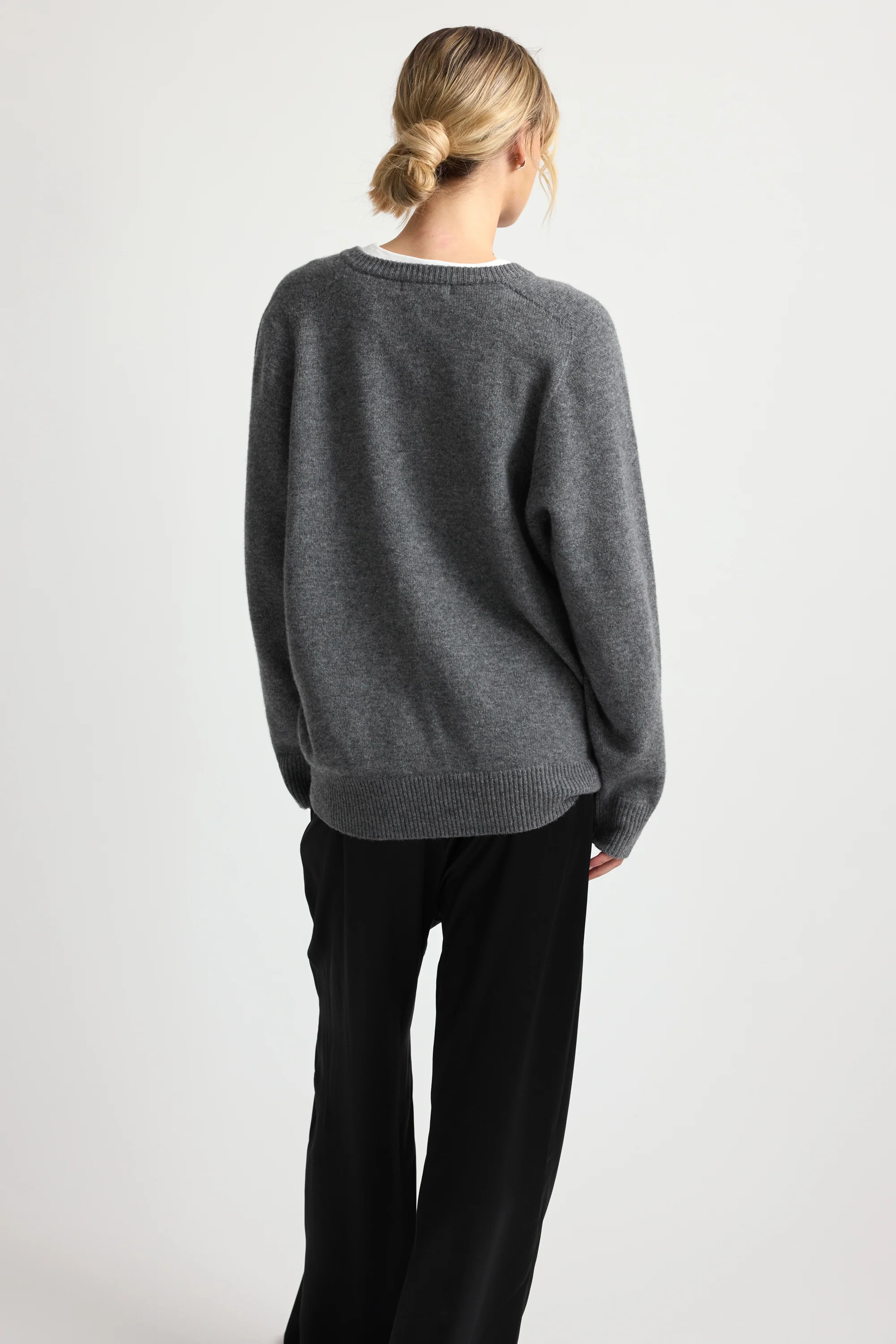 Wool V Neck Sweater | Almina Concept