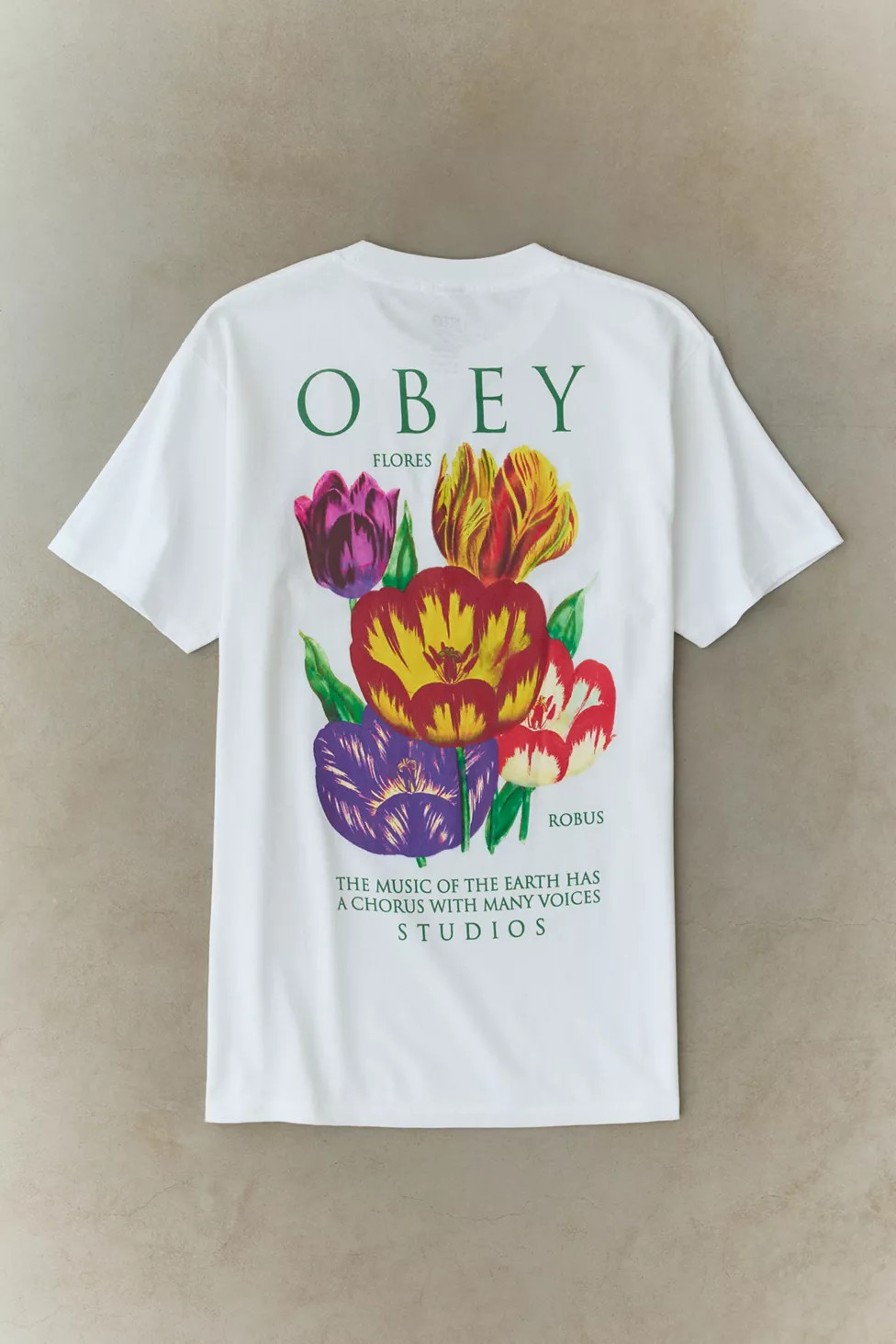 OBEY Flores Robus Graphic Tee | Urban Outfitters (US and RoW)