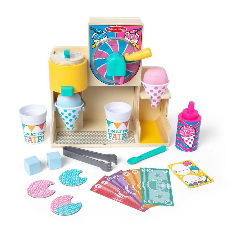 Melissa & Doug Fun at the Fair! Wooden Snow-Cone and Slushie Play Food Set | Target