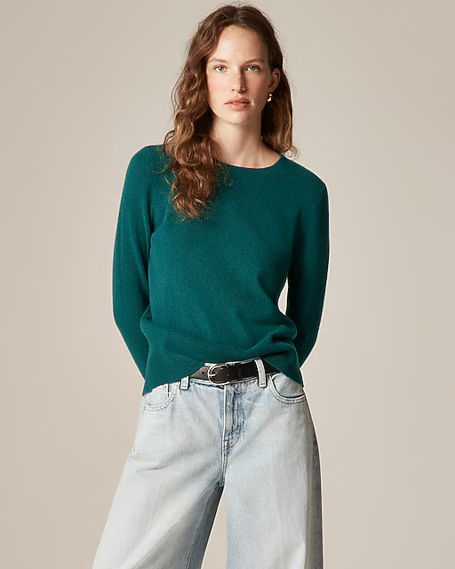 Cashmere classic-fit crewneck sweater | J. Crew US