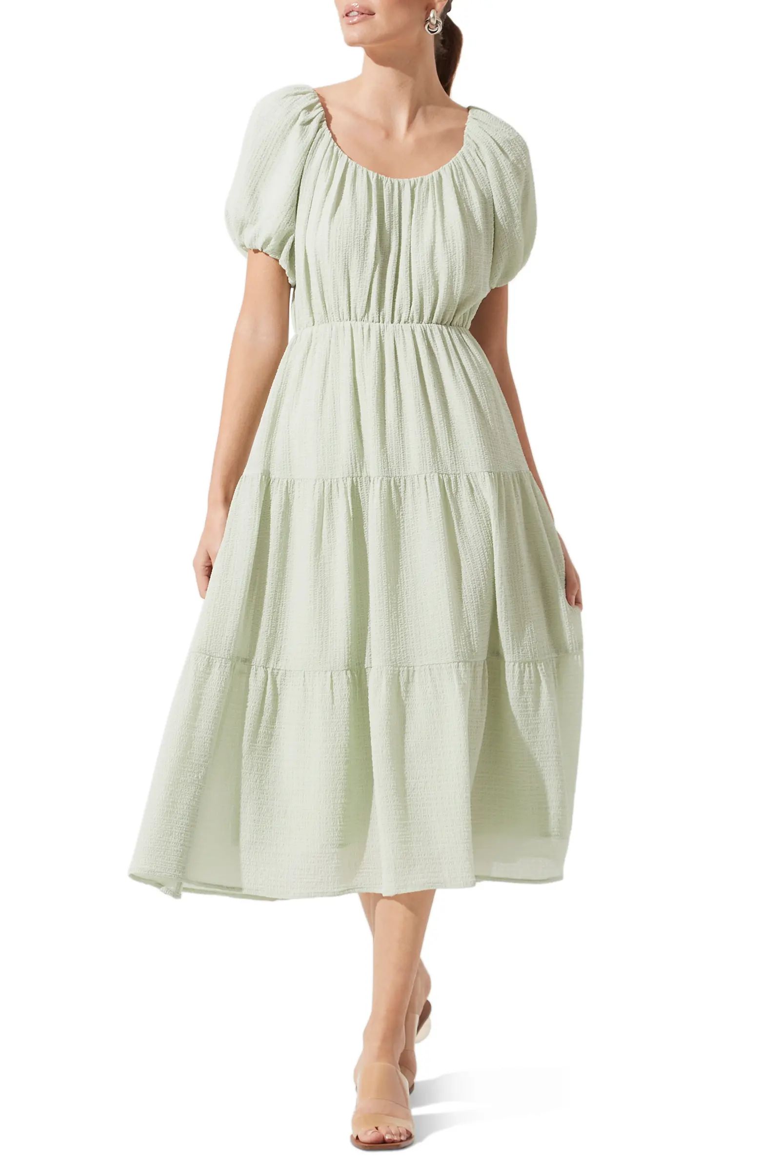 ASTR the Label Tiered Short Sleeve Dress | Nordstrom | Nordstrom