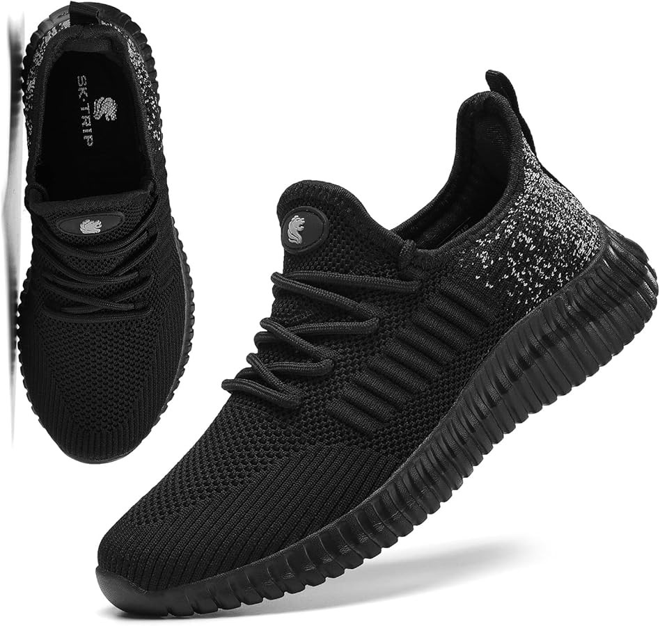 SK·TRIP Women's Walking Shoes Lightweight Breathable Flying Woven Mesh Upper Casual Jogging Shoe... | Amazon (US)