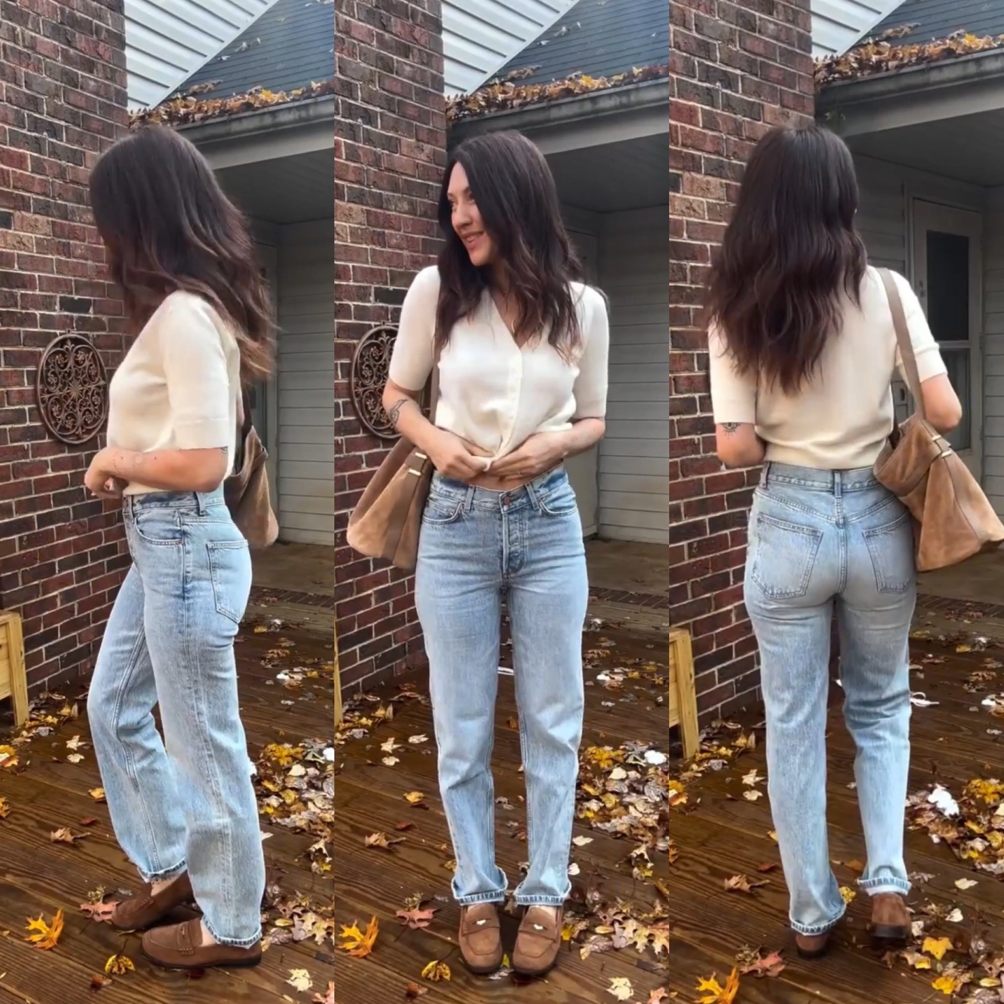 Wearing the 27” Doen jeans, small quince top 

#LTKHoliday #LTKStyleTip #LTKSeasonal