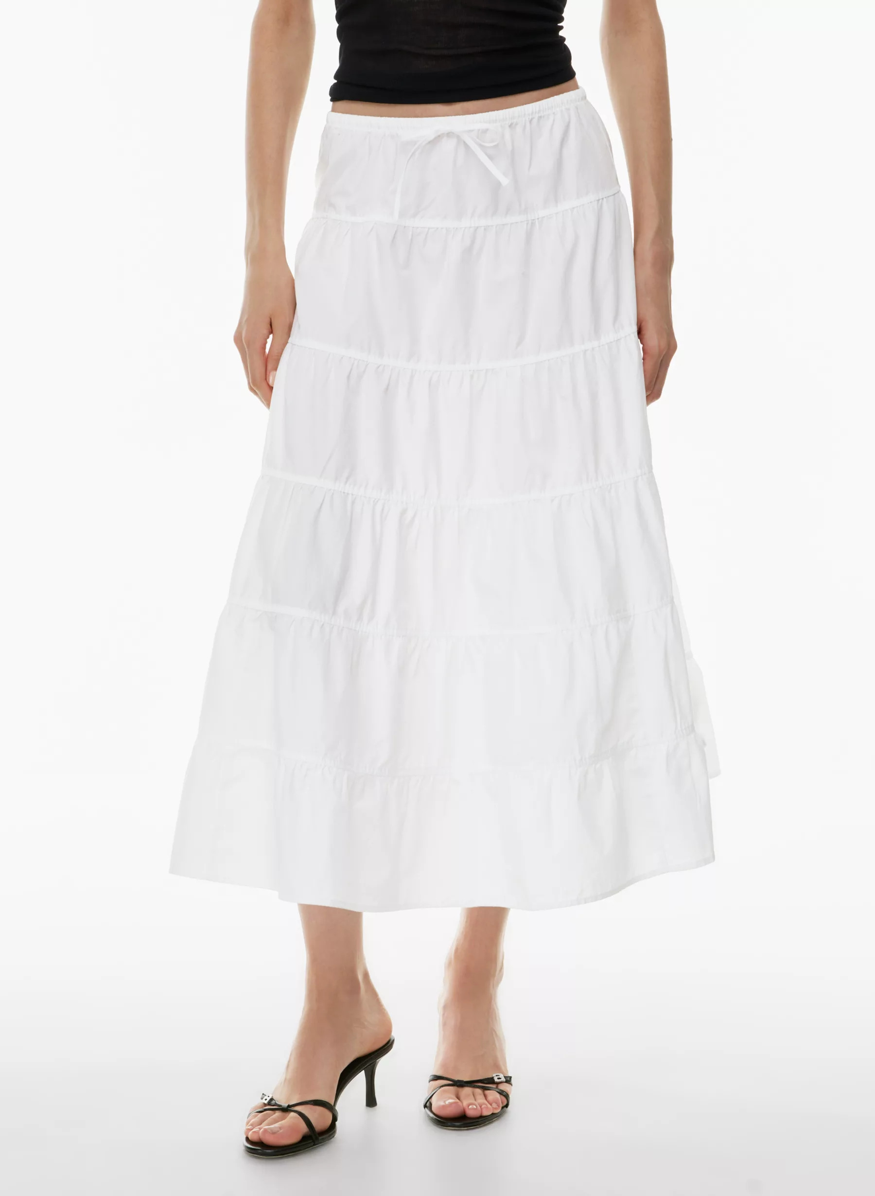 BOUQUET POPLIN SKIRT | Aritzia