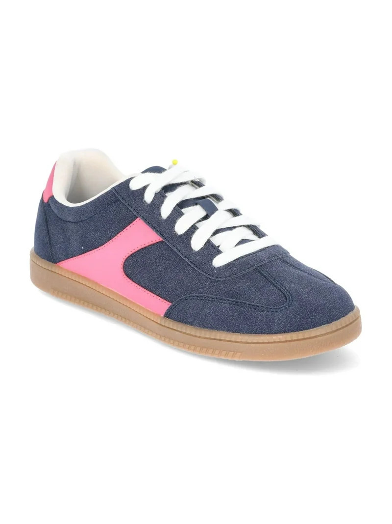 No Boundaries Women's Lace Up Sport Sneakers, Wide Width Available | Walmart (US)