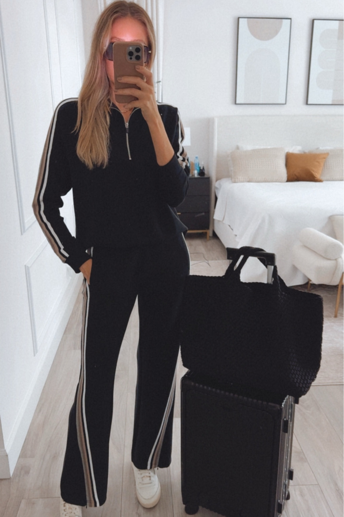 Travel Outfit that is extremely comfortable, very stretchy fabric, stylish and perfect for this season! Everything runs true to size, I am wearing size small. 

@EvereveOfficial #EverevePartner #EvereveStyle

#LTKStyleTip #LTKSeasonal #LTKTravel