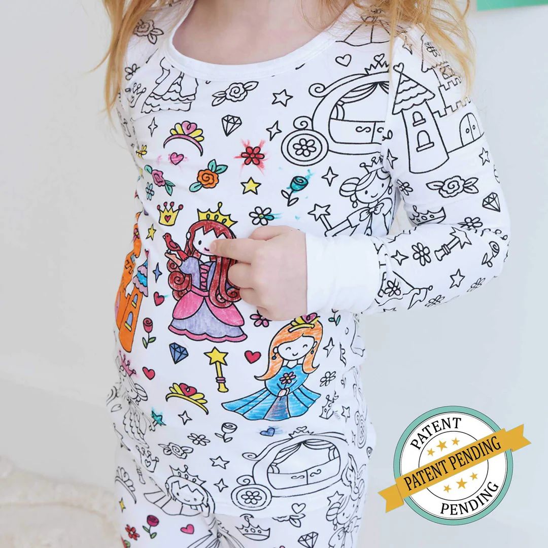 Color Me Pajama™ Two Piece Set | Far Far Away | Caden Lane