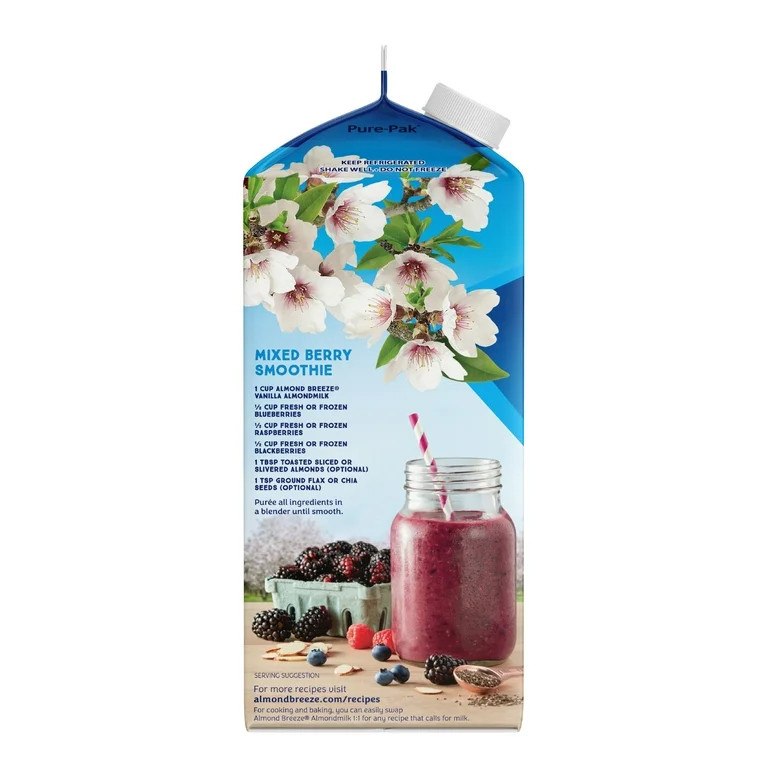 Almond Breeze Vanilla Almond Milk, 64 oz | Walmart (US)