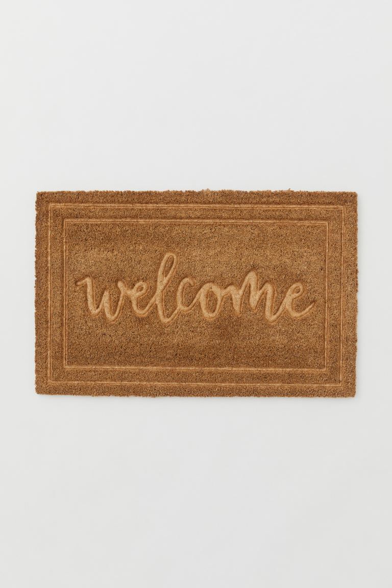 Coconut Fiber Doormat - Brown - Home All | H&M US | H&M (US + CA)