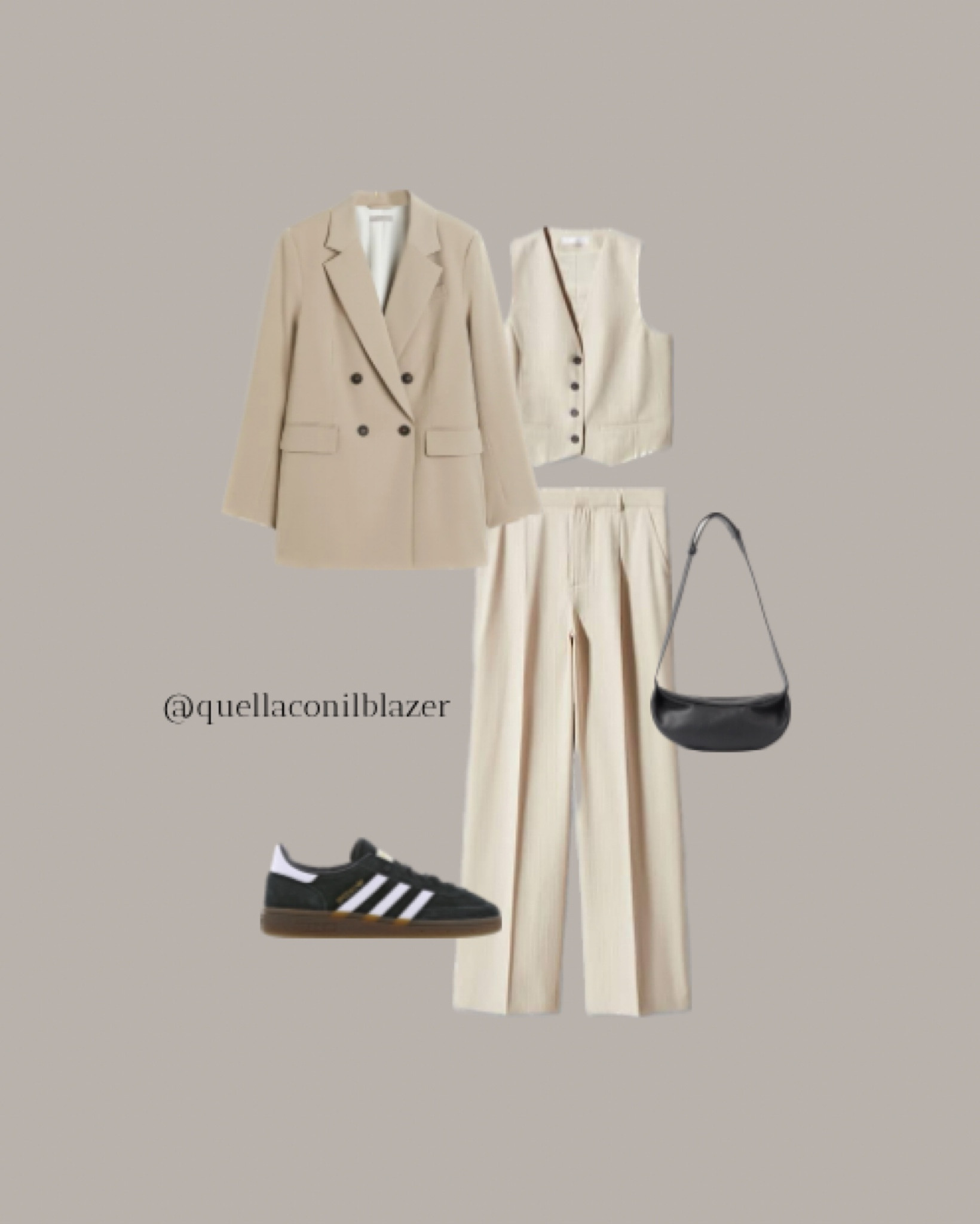 Beige blazer outfit idea 

#LTKeurope #LTKstyletip #LTKSeasonal