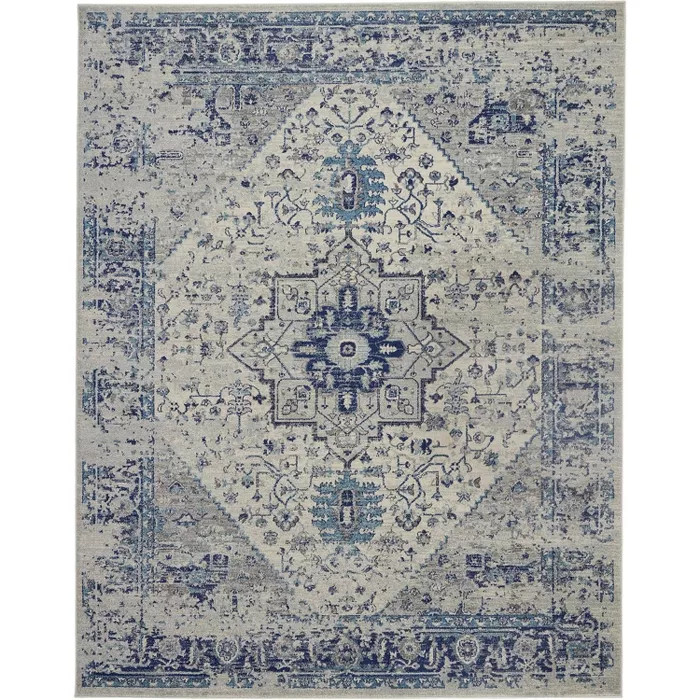 Nourison Tranquil TRA06 Distressed Traditional Area Rug | Target