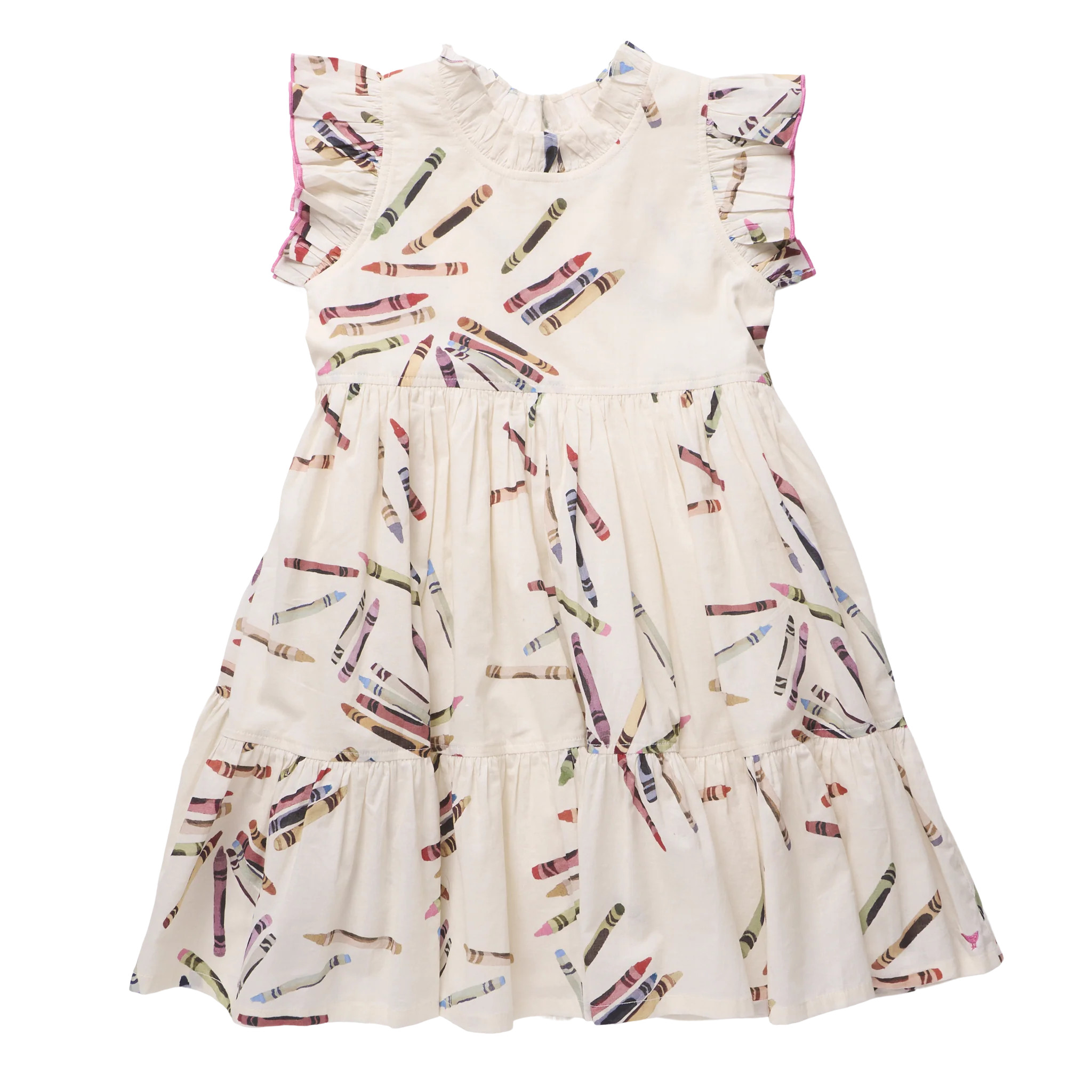 Girls Jennifer Dress - Tossed Crayons | Pink Chicken