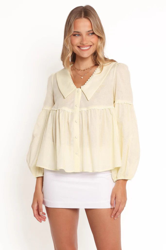 Thalassa Top - Butter Yellow | Petal & Pup (US)