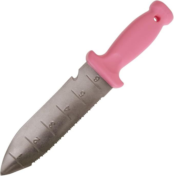 A.M. Leonard Deluxe Soil Knife, Pink – Hori Hori w/ 6-Inch Stainless Steel Blade | Amazon (US)