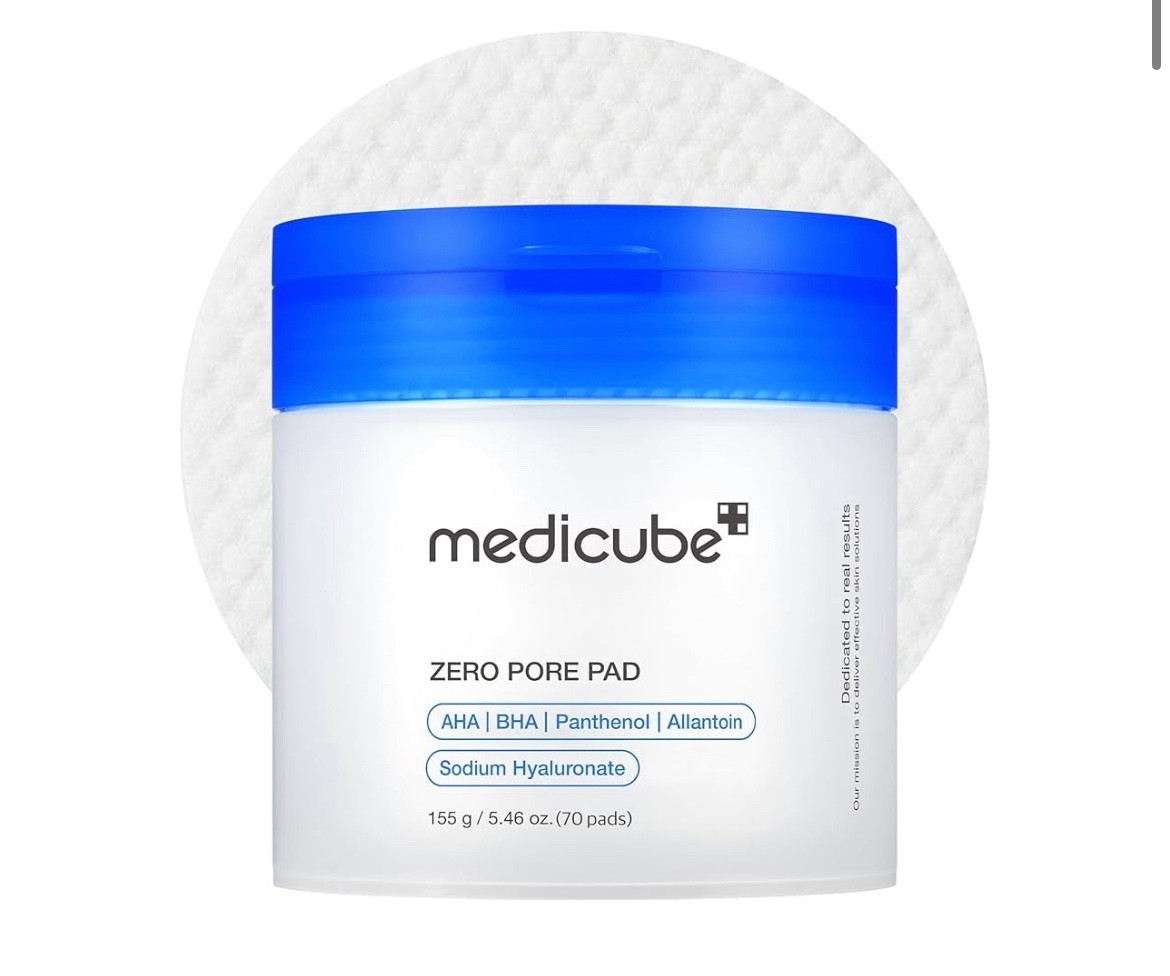 Medicube Zero Pore Pads 2.0, Dual-Textured Facial Toner Pads for Exfoliation and Pore Care with 4.5% AHA Lactic Acid & 0.45% BHA Salicylic Acid, Ideal for All Skin Types, Korean Skin Care (70 units)

#LTKBeauty #LTKSaleAlert #LTKFindsUnder50