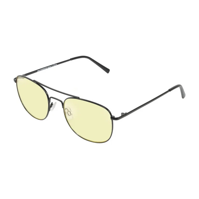 Aray Matte Gunmetal Night Driving Glasses - Yellow Lens | Walmart (US)