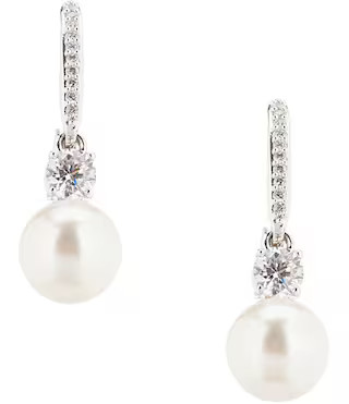Nadri Faux-Pearl Crystal Drop Earrings | Dillard's | Dillard's